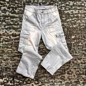 VIP Women's Silver Straight Leg Jeans Stretchy